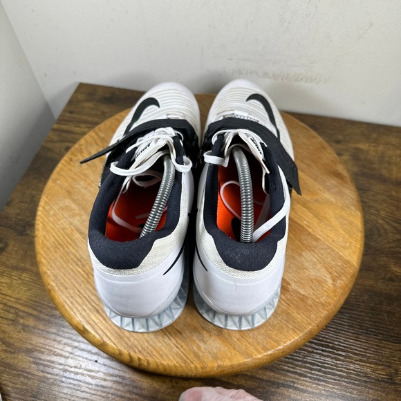Nike Romaleos 3 Mens Weightlifting Shoes White Black 852933-101 Size 12 Training main image 4